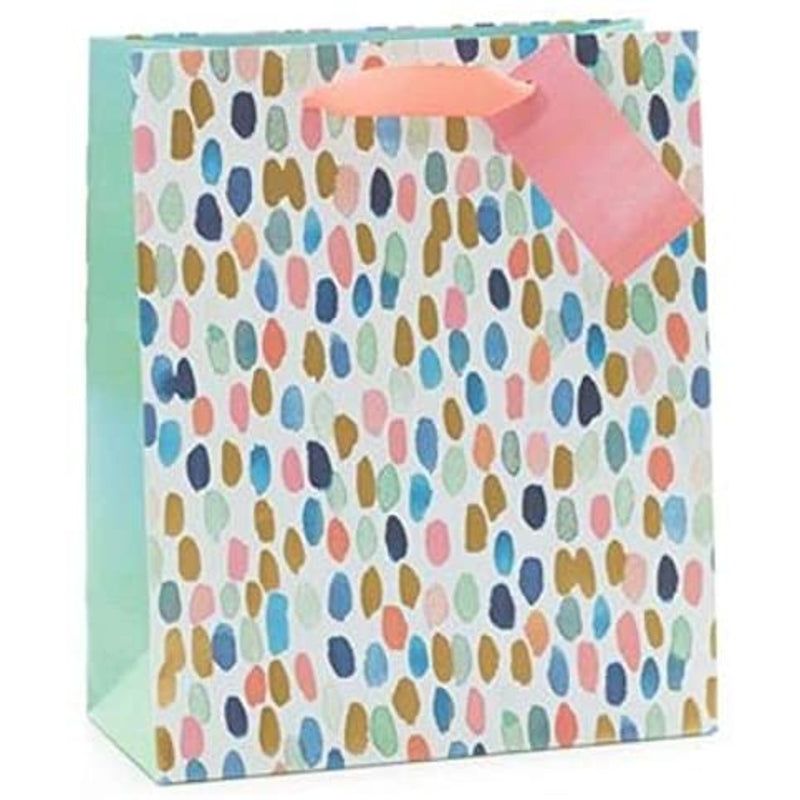 Medium Gift Bag with Paint Brush Strokes Design