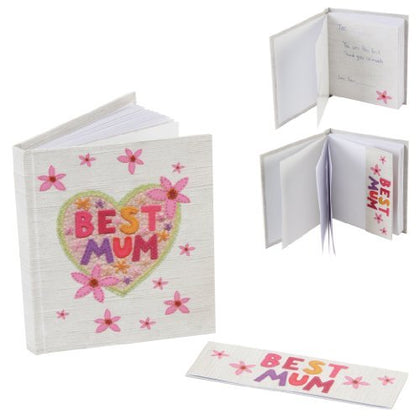 Best Mum Hardback Notepad & Magnetic Bookmark Set