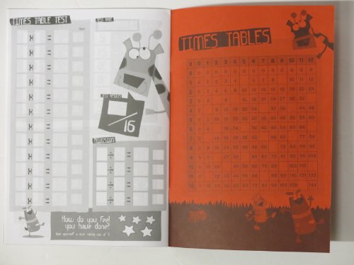 Range Wholesale  A5 Childrens Timetables Book ideal for primary school/children