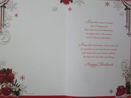 To a Dear Sister In Law Simply Beautiful Wishes Verse Christmas Card