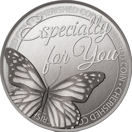 Especially for You Cherished Lucky Coin Engraved Message Keepsake Gift