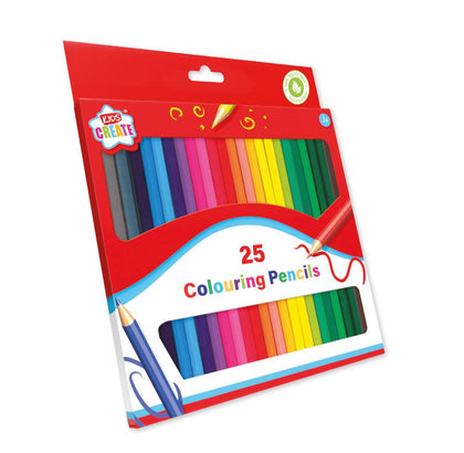 Pack of 25 Colouring Pencils by Kids Create