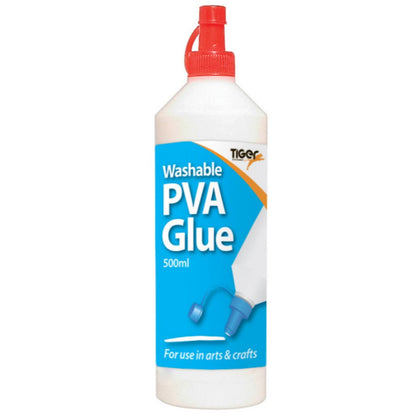 Artbox White PVA Glue 500ml - Clear Drying Crafts Art Fun Child Safe Non  Toxic