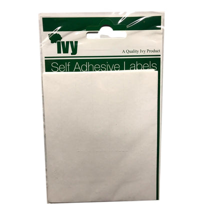 Pack of 56 12 x 102 White Self Adhesive Labels