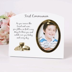 First Communion Photo Frame with Verse