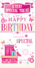 For a Very Special Treat Open Birthday Luxury Gift Money Wallet Card