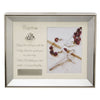 Personalised Baptism Brushed Silverplated Frame with Verse & Plaque to Engrave (No Personalisation)