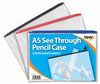 A5 Flat Exam Pencil Case Assorted colour