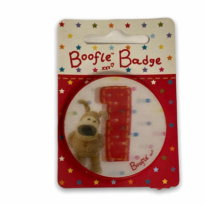Boofle Age 1 3D Badge