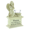 Graveside Memorial 21cm Kneeling Figurine with T-Lite - Nanna