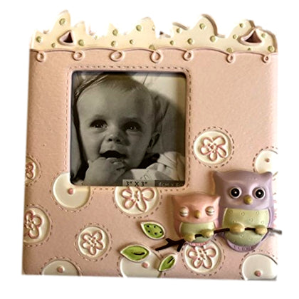 Baby Owl Series Girls Pink Small Photo Frame - 3