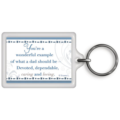 A Special Dad Celebrity Style World's Best Keyring