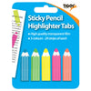 100 Sticky Pencil Highlight Tabs