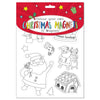 Pack of 10 Colour Your Own Christmas Magnets