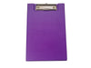 A5 Purple Foldover Clipboard with Pen Holder