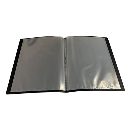 A5 Black Flexible Cover 40 Pocket Display Book