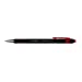 Pack of 12 Q-Connect Lamda Ballpoint Medium Red Pens