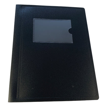 A5 Black Flexible Cover 40 Pocket Display Book
