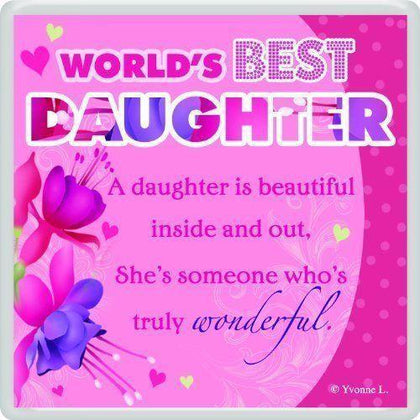 World's Best Daughter Sentimental Magnet
