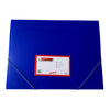 Janrax A4 Blue 3 Flap Folder with Elasticated Closure