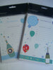 Pack of 20 Balloon and Bottle Design Party Invitation Sheets and Envelopes