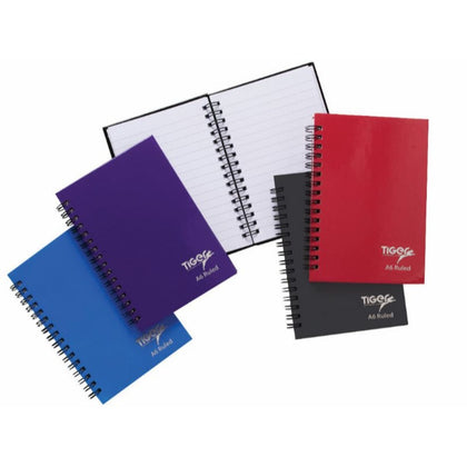 Pack of 10 Twinwire A6 80 Sheet Feint NoteBook