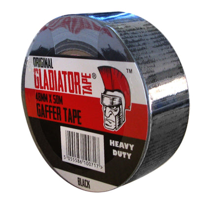 48x50mm Black Gaffer Tape Retail Label C24