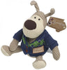 8" Boofle Bestest Dad Soft Toy in a Cardigan
