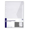 Pack of 2 A4 Punched Pocket Carry Folders