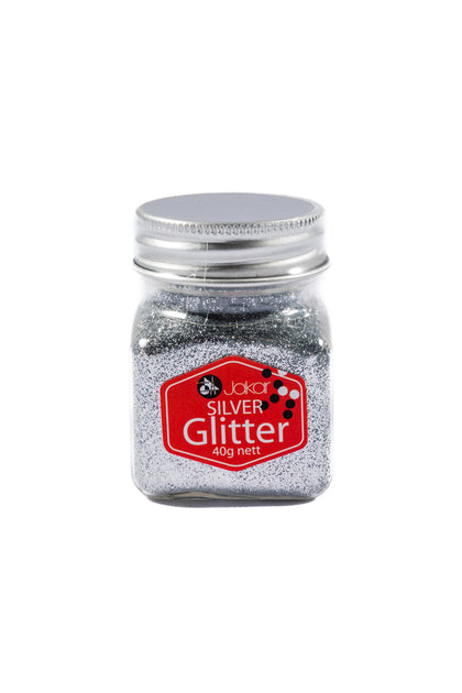 Glitter Silver Non-Toxic 40g
