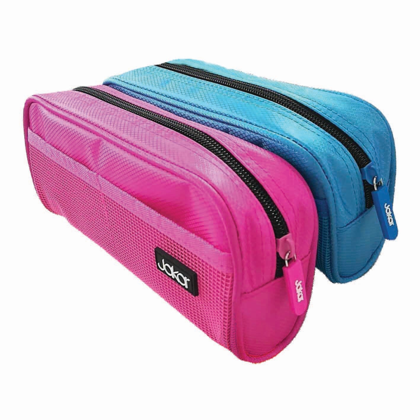 U-Shaped Pencil Case With Mesh Pockets