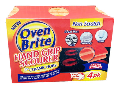 Pack of 4 Oven Brite Fingergrip Scourers