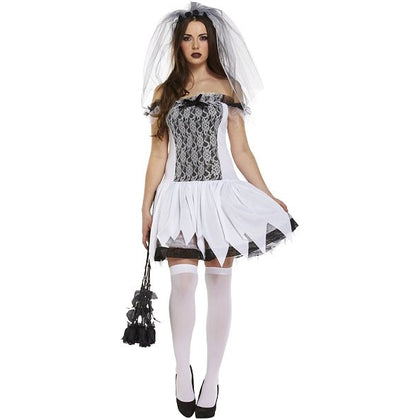 Sexy Teen Bride Adult Fancy Dress Costume