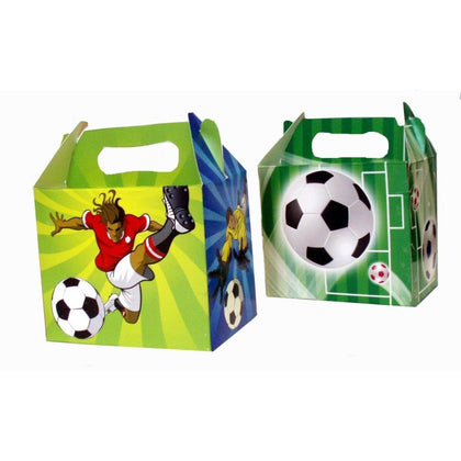 Pack of 6 Football Design Lunch Boxes