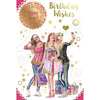 Birthday Wishes Have Fun Open Female Birthday Selfie Design Celebrity Style Greeting Card