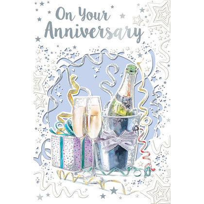 On Your Anniversary Open Anniversary Celebrity Style Greeting Card