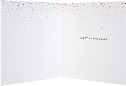 Love Laughter and Life Together Sparkling Design Anniversary Card