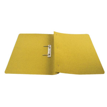 Pack of 25 35mm Capacity Foolscap Yellow Transfer Files