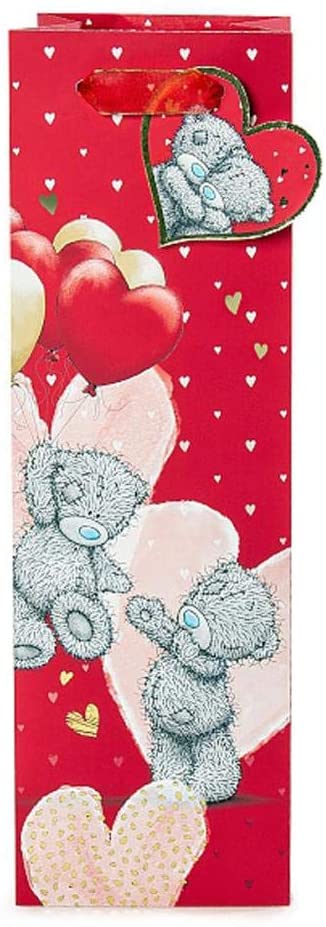 Me To You Bear Tatty Teddy With Love Balloons Bottle Gift Bag