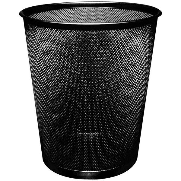 Q-Connect Waste Basket Mesh 18 Litre Black KF00871