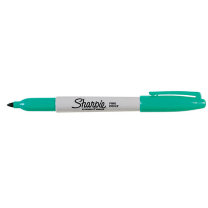 Aqua Blue Sharpie Fine Point Permanent Marker Pen