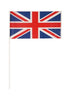 Union Jack Hand Flag with Stick