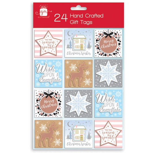 24 Hand Crafted Gift Tags