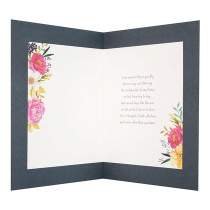 Contemporary Open Mother's Day Card 'Wish With Love'