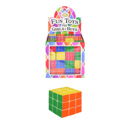 Box of 64 Puzzle Cubes 3.5cm