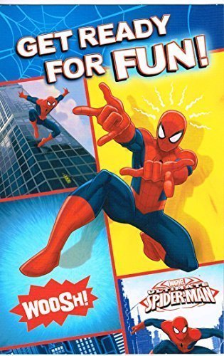 Marvel Spiderman Get Ready for Fun Birthday Card