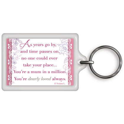 A Mum In a Million Celebrity Style World's Best Keyring