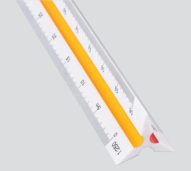 30cm/12 inch Triangular Scale Ruler