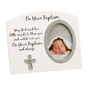 Juliana MDF Frame White/Silver Icon 3" x 4" - Baptism