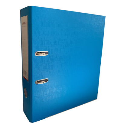 Pack of 10 A4 Light Blue Paperbacked Lever Arch Files by Janrax